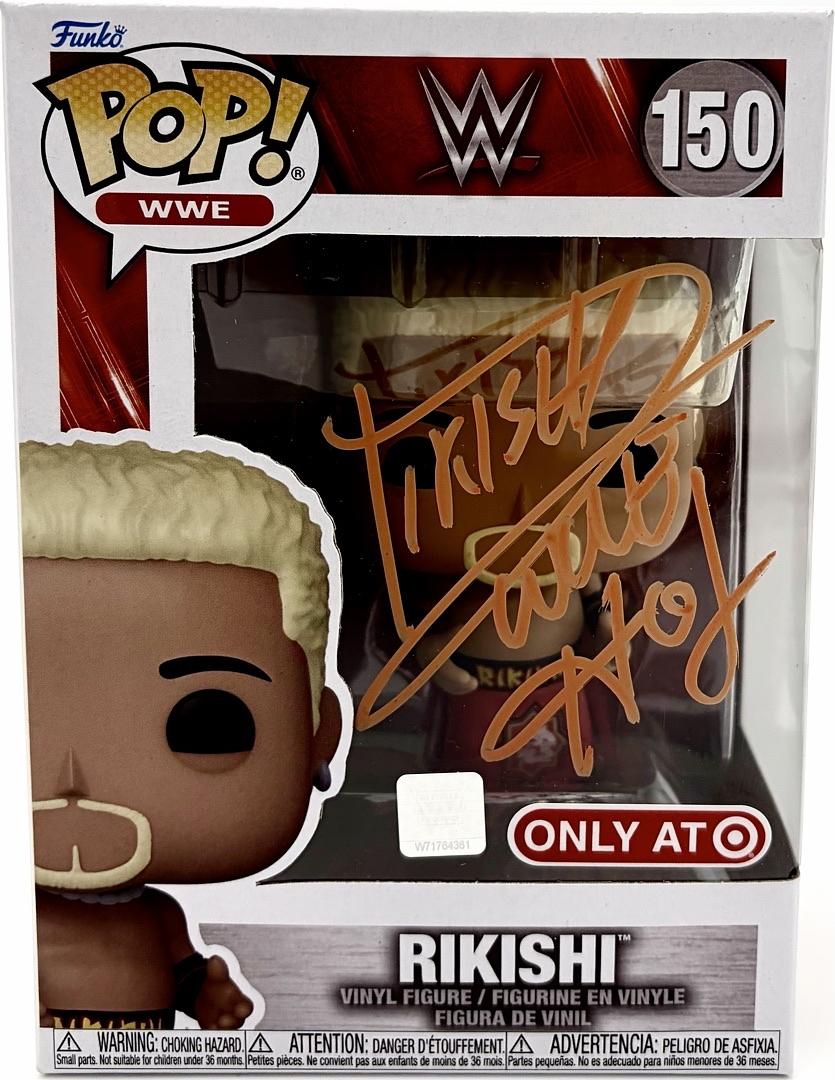 Rikishi signed Funko #150 w/HOF Inscription - JSA COA